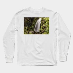 Wahkeena Falls - 2 © Long Sleeve T-Shirt